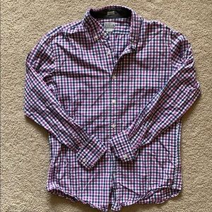 J. Crew Men’s Plaid Button Down Shirt